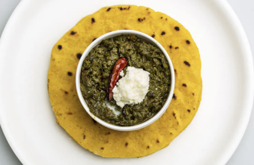 Saag Makai di Roti Set